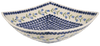 Polish Pottery Large Nut Dish (Lily of the Valley) | M121T-ASD at PolishPotteryOutlet.com