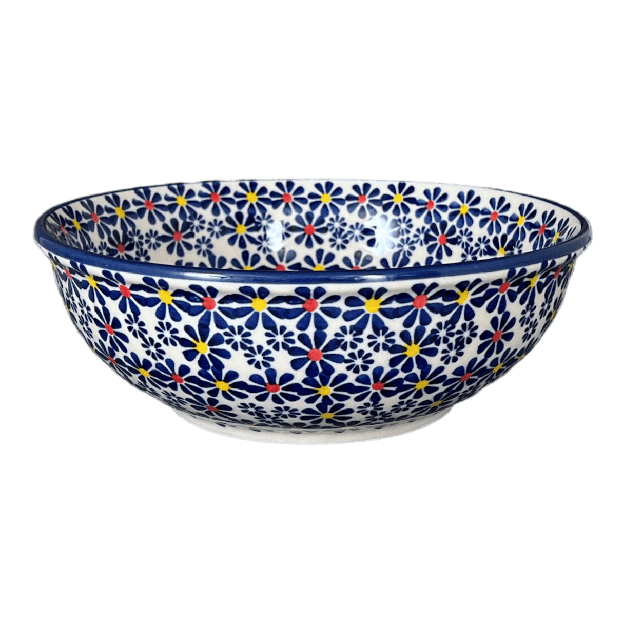 Bowl, Round, 8.5" in "Field of Daisies" by Manufaktura | M135S-S001