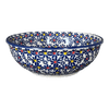 Polish Pottery 8.5" Bowl (Field of Daisies) | M135S-S001 at PolishPotteryOutlet.com