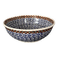 A picture of a Polish Pottery 8.5" Bowl (Olive Garden) | M135T-48 as shown at PolishPotteryOutlet.com/products/8-5-bowl-olive-garden-m135t-48