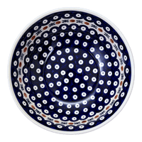 A picture of a Polish Pottery 8.5" Bowl (Mosquito) | M135T-70 as shown at PolishPotteryOutlet.com/products/8-5-bowl-mosquito-m135t-70