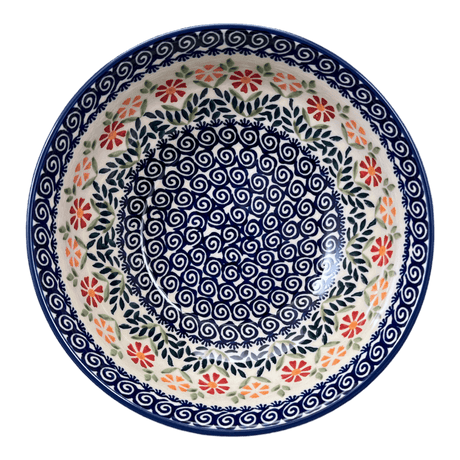 Bowl, Round, 8.5" in "Flower Power" by Manufaktura | M135T-JS14