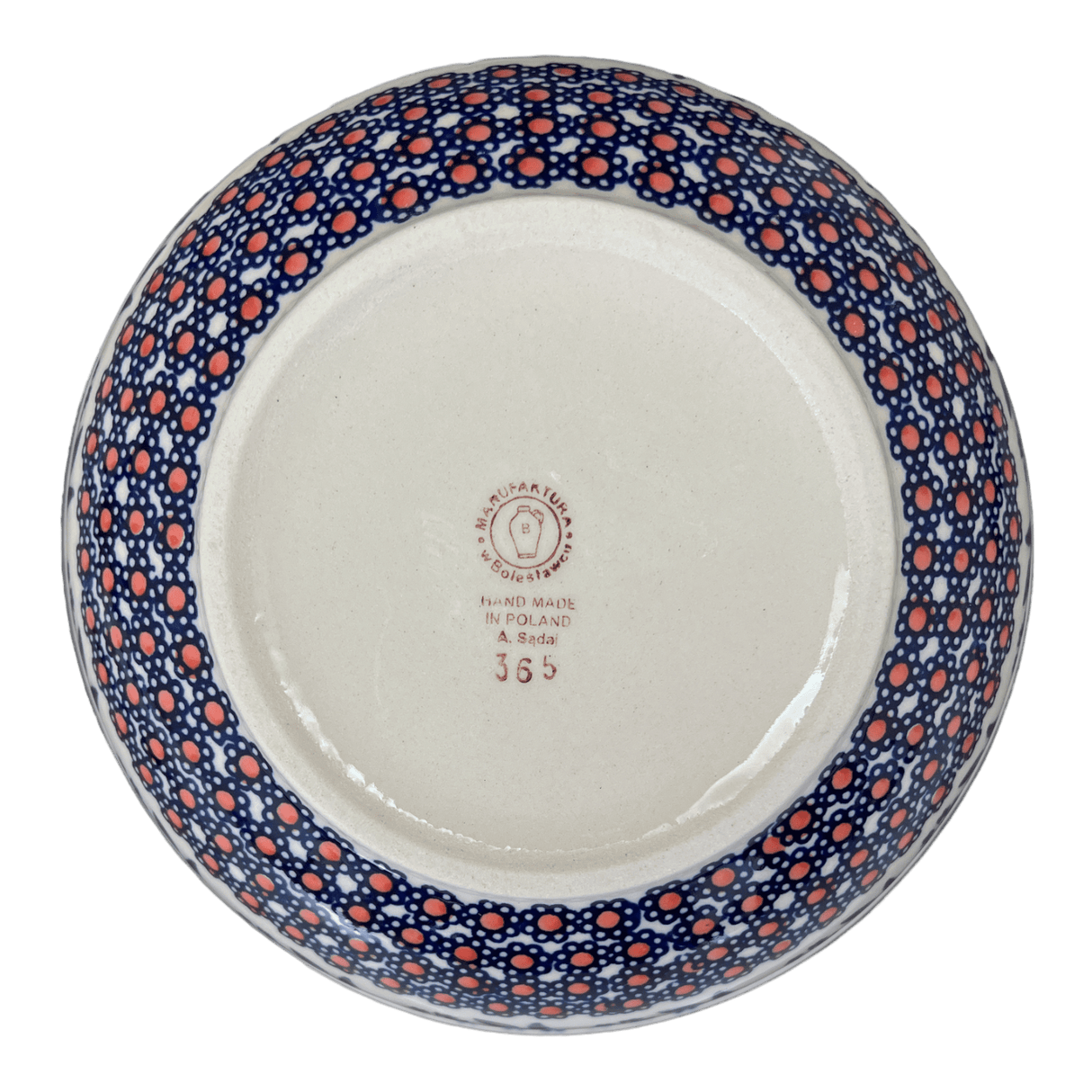 Bowl, Round, 8.5" in "Swedish Flower" by Manufaktura | M135T-KLK