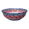 Polish Pottery 8.5" Bowl (Falling Petals) | M135U-AS72 at PolishPotteryOutlet.com
