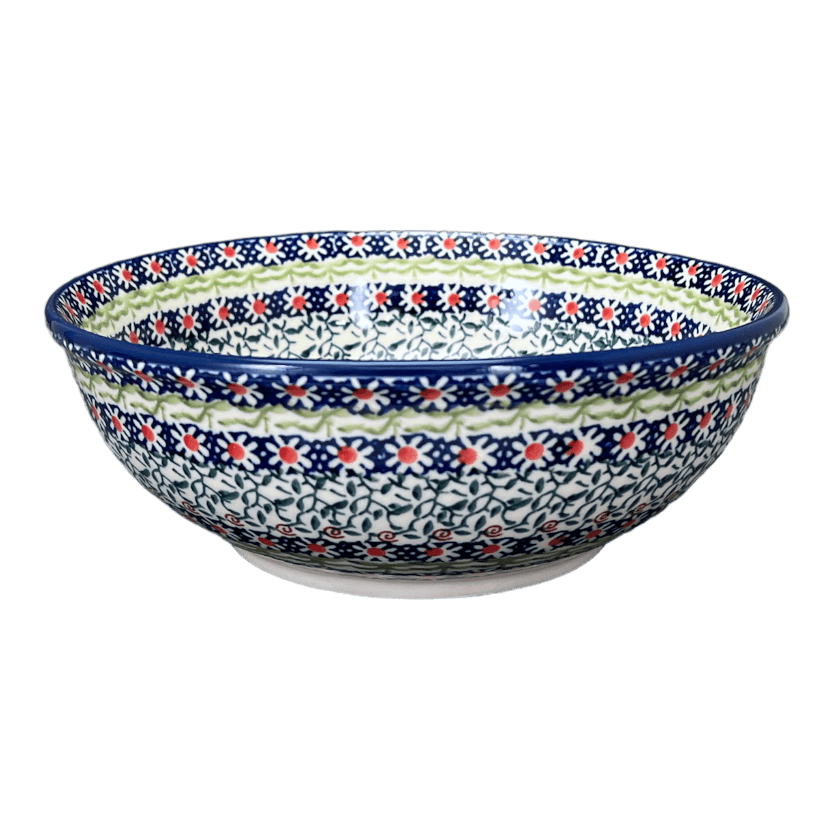 Bowl, Round, 8.5" in "Daisy Rings" by Manufaktura | M135U-GP13