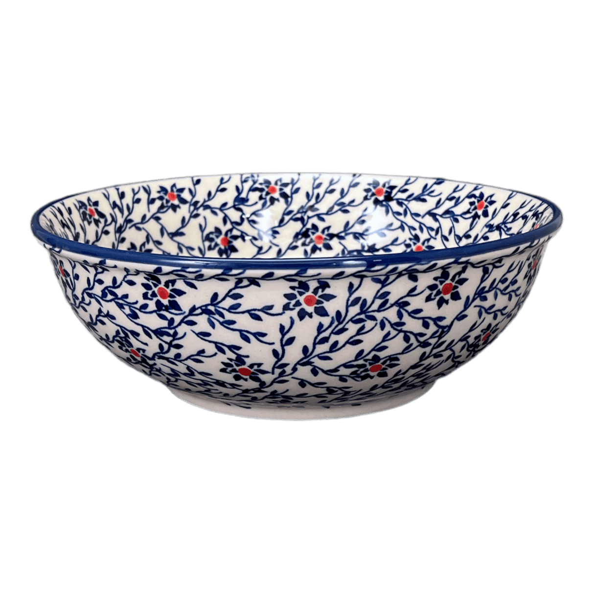 Bowl, Round, 8.5" in "Blue Canopy" by Manufaktura | M135U-IS04