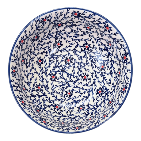 Bowl, Round, 8.5" in "Blue Canopy" by Manufaktura | M135U-IS04