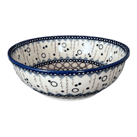 A picture of a Polish Pottery 8.5" Bowl (Bubble Blast) | M135U-IZ23 as shown at PolishPotteryOutlet.com/products/8-5-bowl-bubble-blast-m135u-iz23