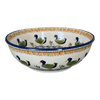 Polish Pottery 8.5" Bowl (Ducks in a Row) | M135U-P323 at PolishPotteryOutlet.com