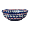 Polish Pottery 8.5" Bowl (Carnival) | M135U-RWS at PolishPotteryOutlet.com