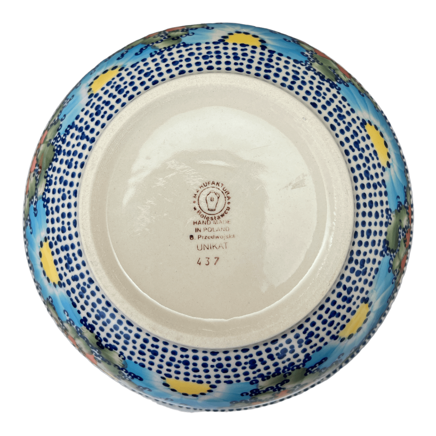 The 2.5 Quart Batter Bowl (Fiesta)  D014U-U1 - The Polish Pottery Outlet