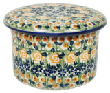 Butter Crock, 4.5" in "Perennial Garden" by Manufaktura | M136S-LM