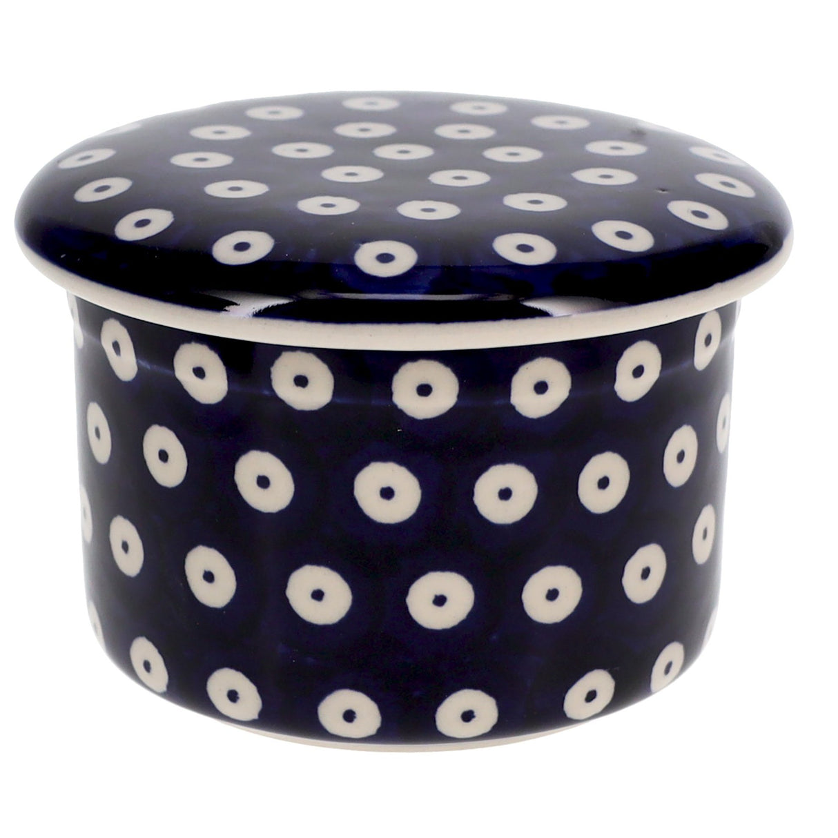 Butter Crock, 4.5" in "Dot to Dot" by Manufaktura | M136T-70A