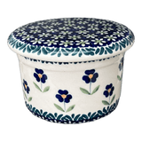 Butter Crock, 4.5" in "Forget Me Not" by Manufaktura | M136T-ASS