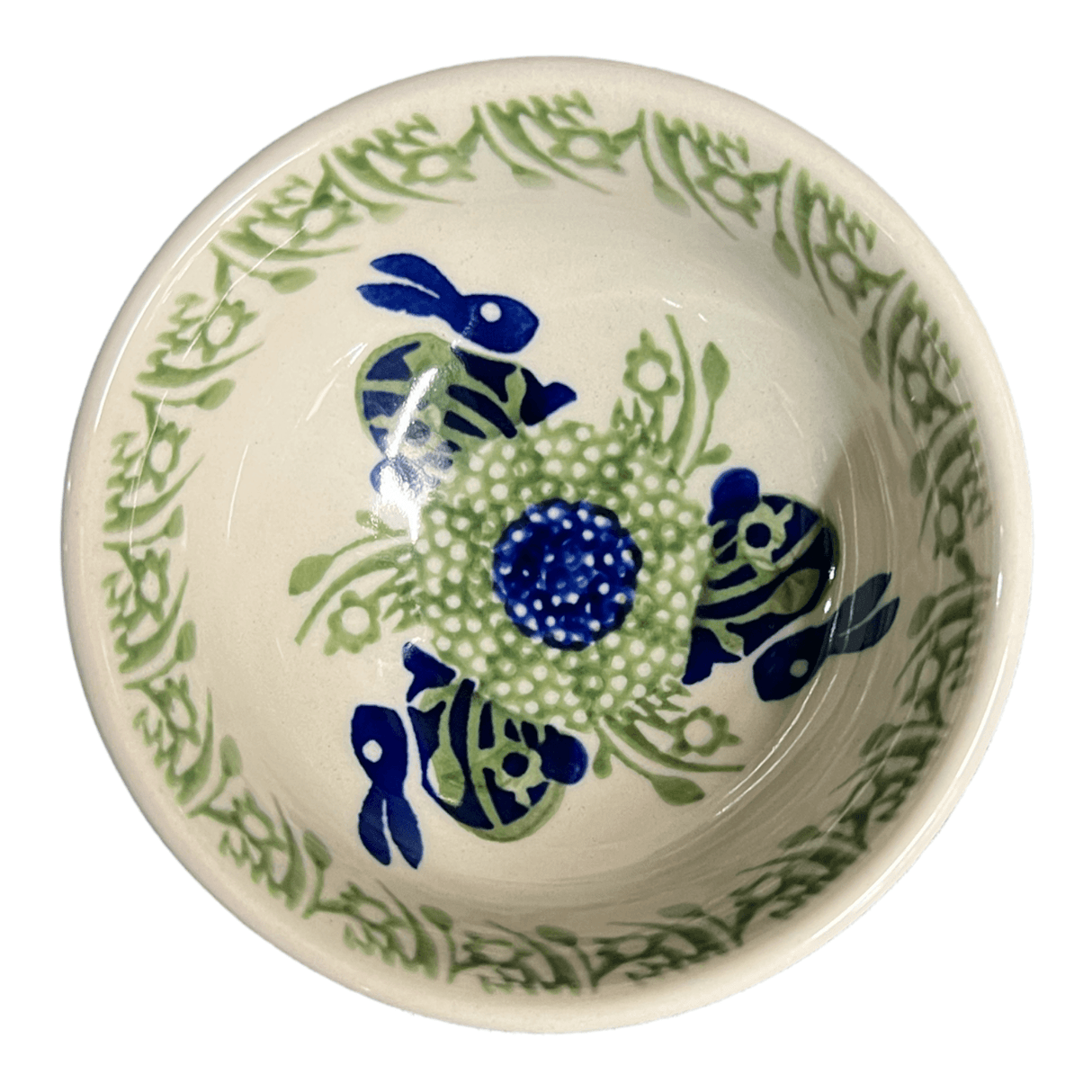 Bowl, Round, Dipping, 4.25" in "Bunny Love" by Manufaktura | M153T-P324