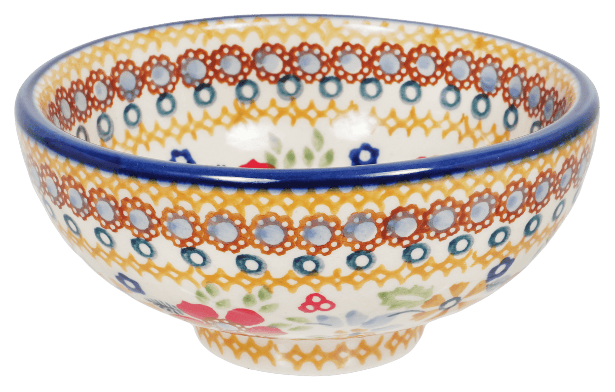 Bowl, Round, Dipping, 4.25" in "Ruby Duet" by Manufaktura | M153S-DPLC