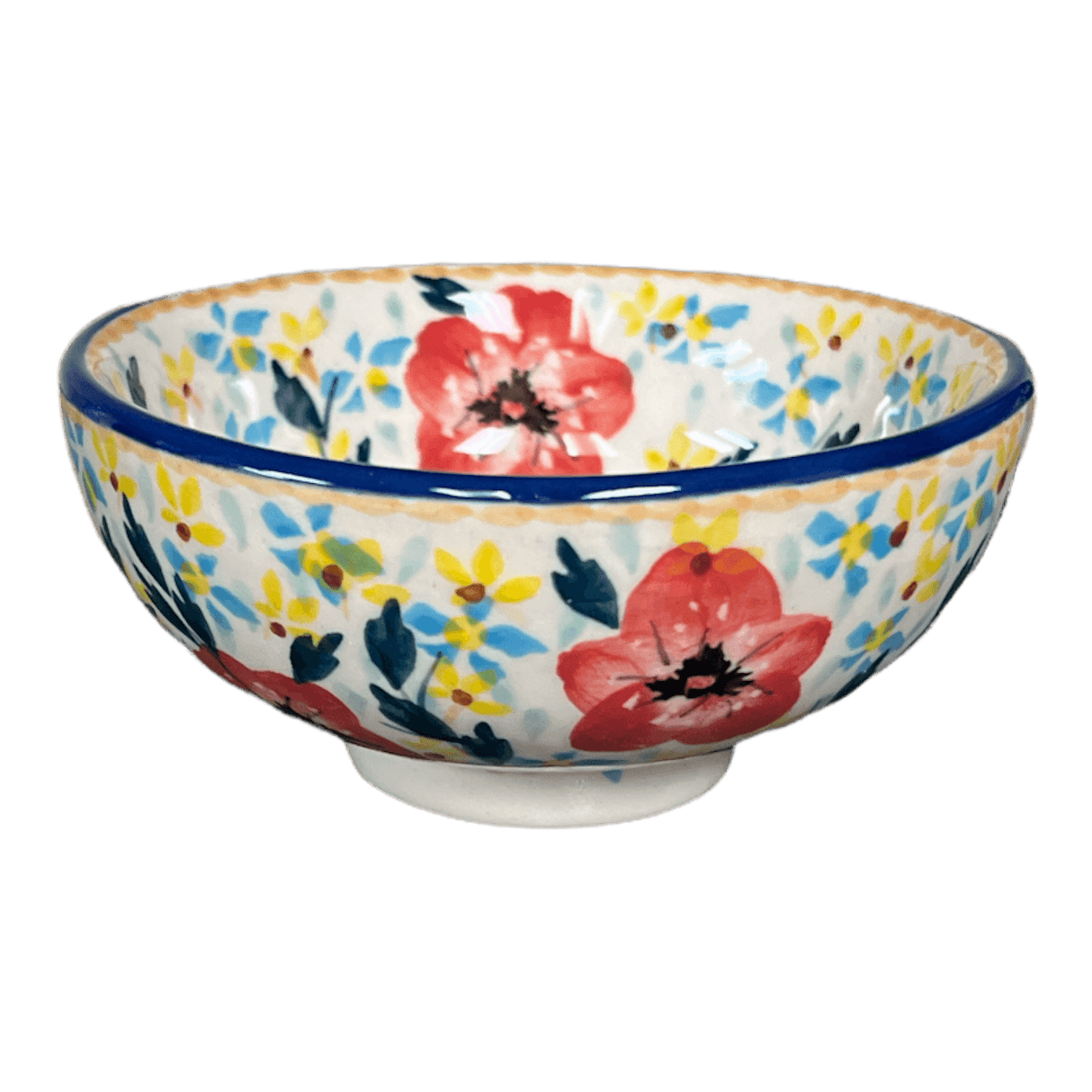 Bowl, Round, Dipping, 4.25" in "Brilliant Wreath" by Manufaktura | M153S-WK78