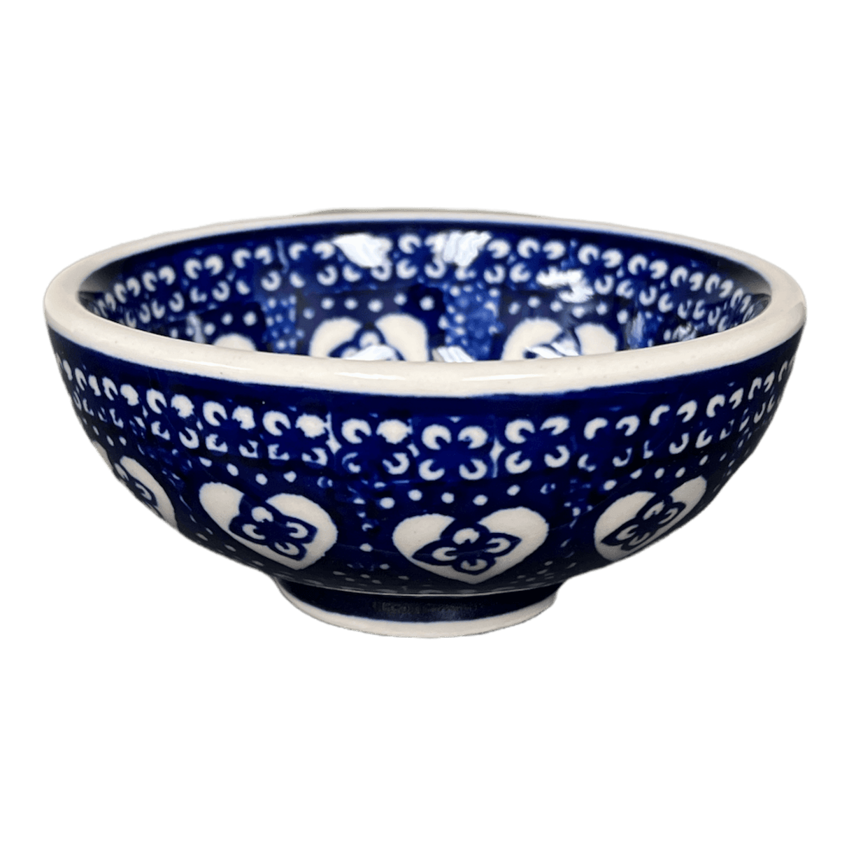 Bowl, Round, Dipping, 4.25" in "Nordic Hearts" by Manufaktura | M153T-DSS