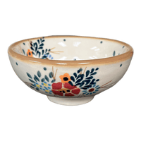 A picture of a Polish Pottery Dipping Bowl (Country Pride) | M153T-GM13 as shown at PolishPotteryOutlet.com/products/dipping-bowl-country-pride-m153t-gm13