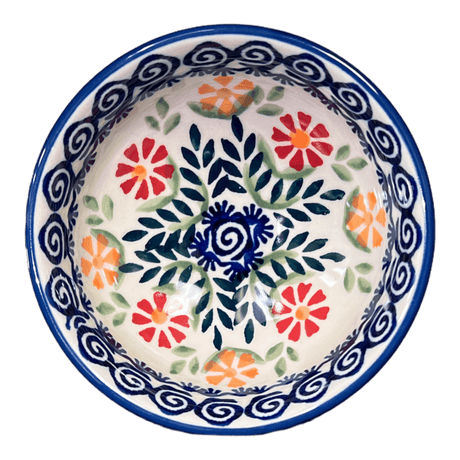 Bowl, Round, Dipping, 4.25" in "Flower Power" by Manufaktura | M153T-JS14