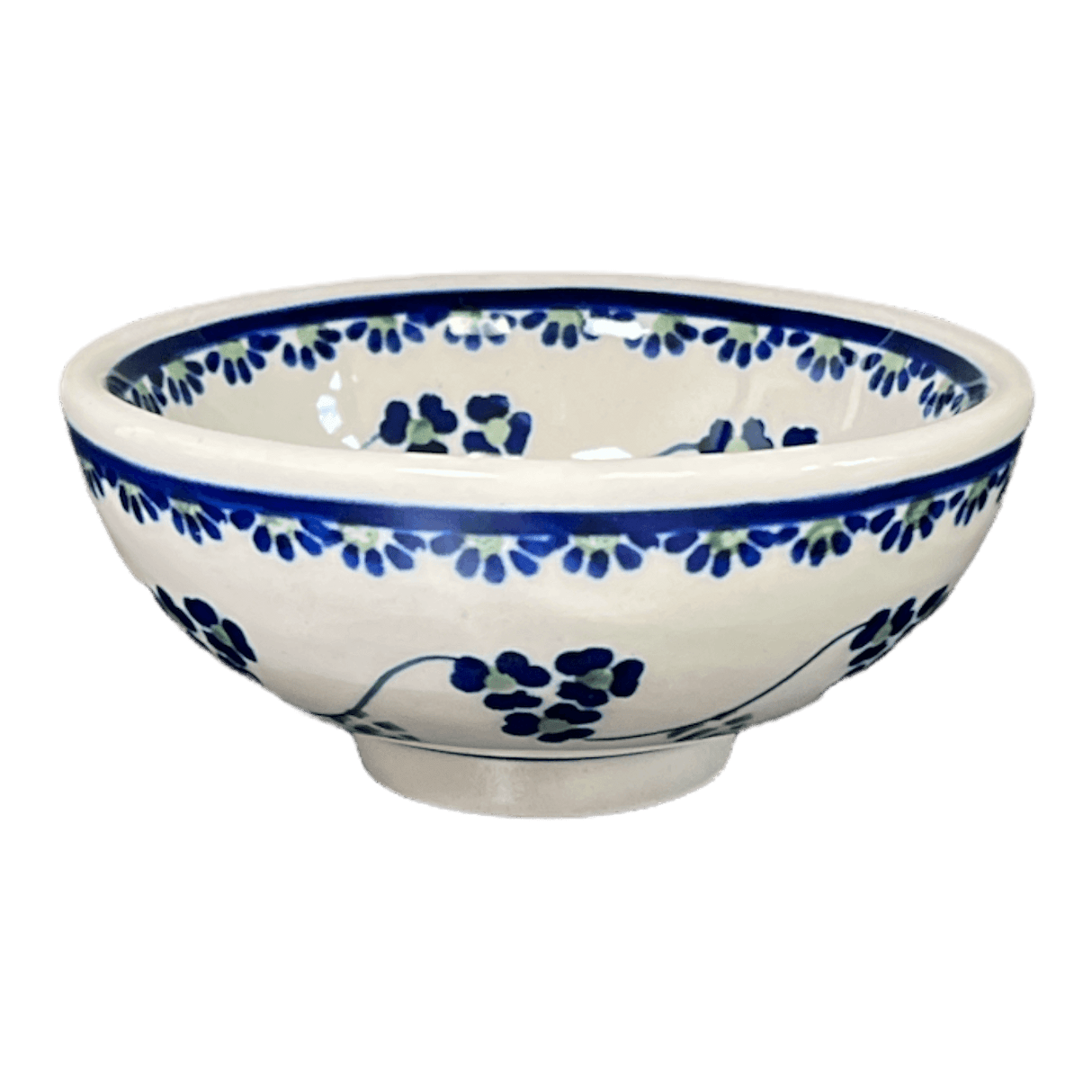 Bowl, Round, Dipping, 4.25" in "Vineyard in Bloom" by Manufaktura | M153T-MCP