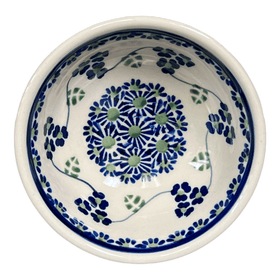 Polish Pottery Dipping Bowl (Vineyard in Bloom) | M153T-MCP Additional Image at PolishPotteryOutlet.com