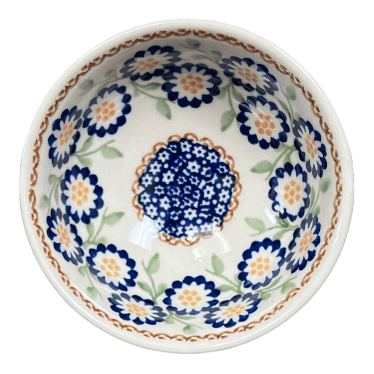 Bowl, Round, Dipping, 4.25" in "Mums the Word" by Manufaktura | M153T-P178