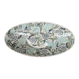 Bowl, Oblong, Serving, Large, 15.75" x 8.25" in "Scattered Ferns" by Manufaktura | M168S-GZ39