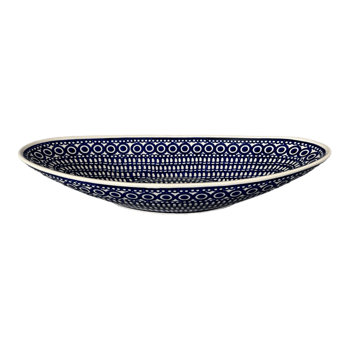 Bowl, Oblong, Serving, Large, 15.75" x 8.25" in "Gothic" by Manufaktura | M168T-13