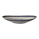 Bowl, Oblong, Serving, Large, 15.75" x 8.25" in "Peacock in Line" by Manufaktura | M168T-54A