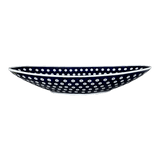 Bowl, Oblong, Serving, Large, 15.75" x 8.25" in "Dot to Dot" by Manufaktura | M168T-70A