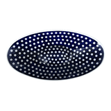 Bowl, Oblong, Serving, Large, 15.75" x 8.25" in "Dot to Dot" by Manufaktura | M168T-70A