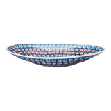 Bowl, Oblong, Serving, Large, 15.75" x 8.25" in "Daisy Circle" by Manufaktura | M168T-MS01