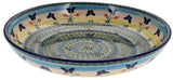 Bowl, Round, Shallow, Salad, 11.75" in "Butterflies in Flight" by Manufaktura | M173S-WKM