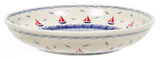 Bowl, Round, Shallow, Salad, 11.75" in "Smooth Seas" by Manufaktura | M173T-DPML