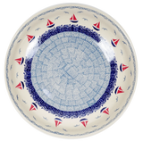 Bowl, Round, Shallow, Salad, 11.75" in "Smooth Seas" by Manufaktura | M173T-DPML