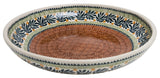Bowl, Round, Shallow, Salad, 11.75" in "Jungle Flora" by Manufaktura | M173T-DPZG