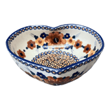 Bowl, Heart-Shaped, Large, 6.75" x 7" in "Bouquet in a Basket" by Manufaktura | M189S-JZK