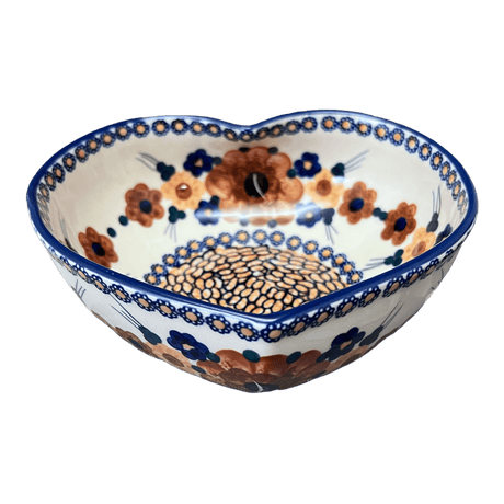 Bowl, Heart-Shaped, Large, 6.75" x 7" in "Bouquet in a Basket" by Manufaktura | M189S-JZK