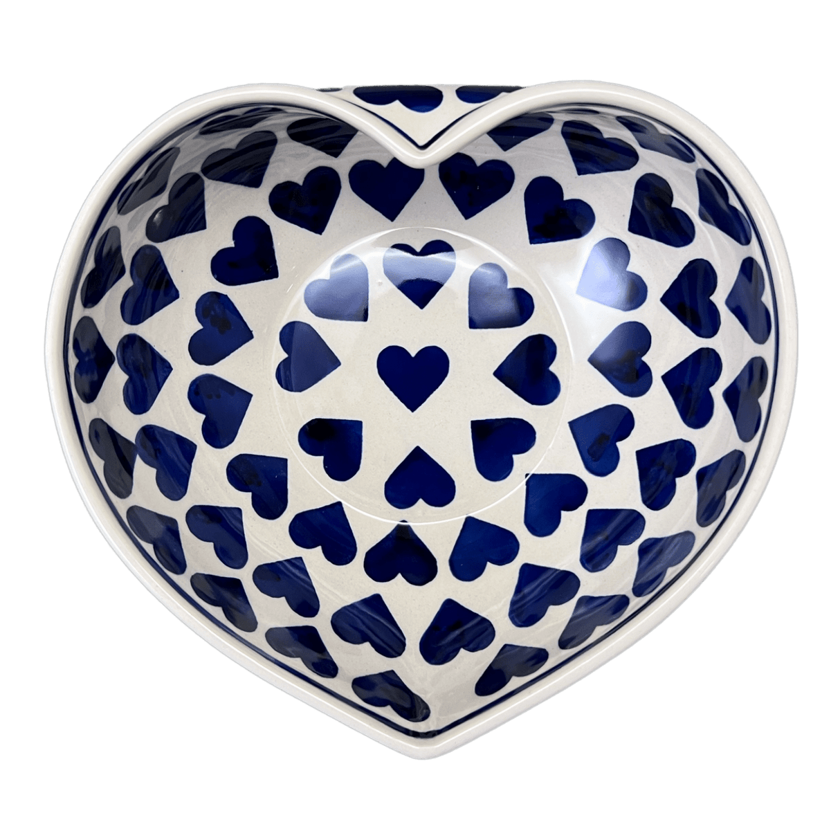 Bowl, Heart-Shaped, Large, 6.75" x 7" in "Whole Hearted" by Manufaktura | M189T-SEDU