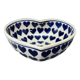 Bowl, Heart-Shaped, Large, 6.75" x 7" in "Whole Hearted" by Manufaktura | M189T-SEDU