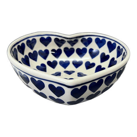 Bowl, Heart-Shaped, Large, 6.75" x 7" in "Whole Hearted" by Manufaktura | M189T-SEDU