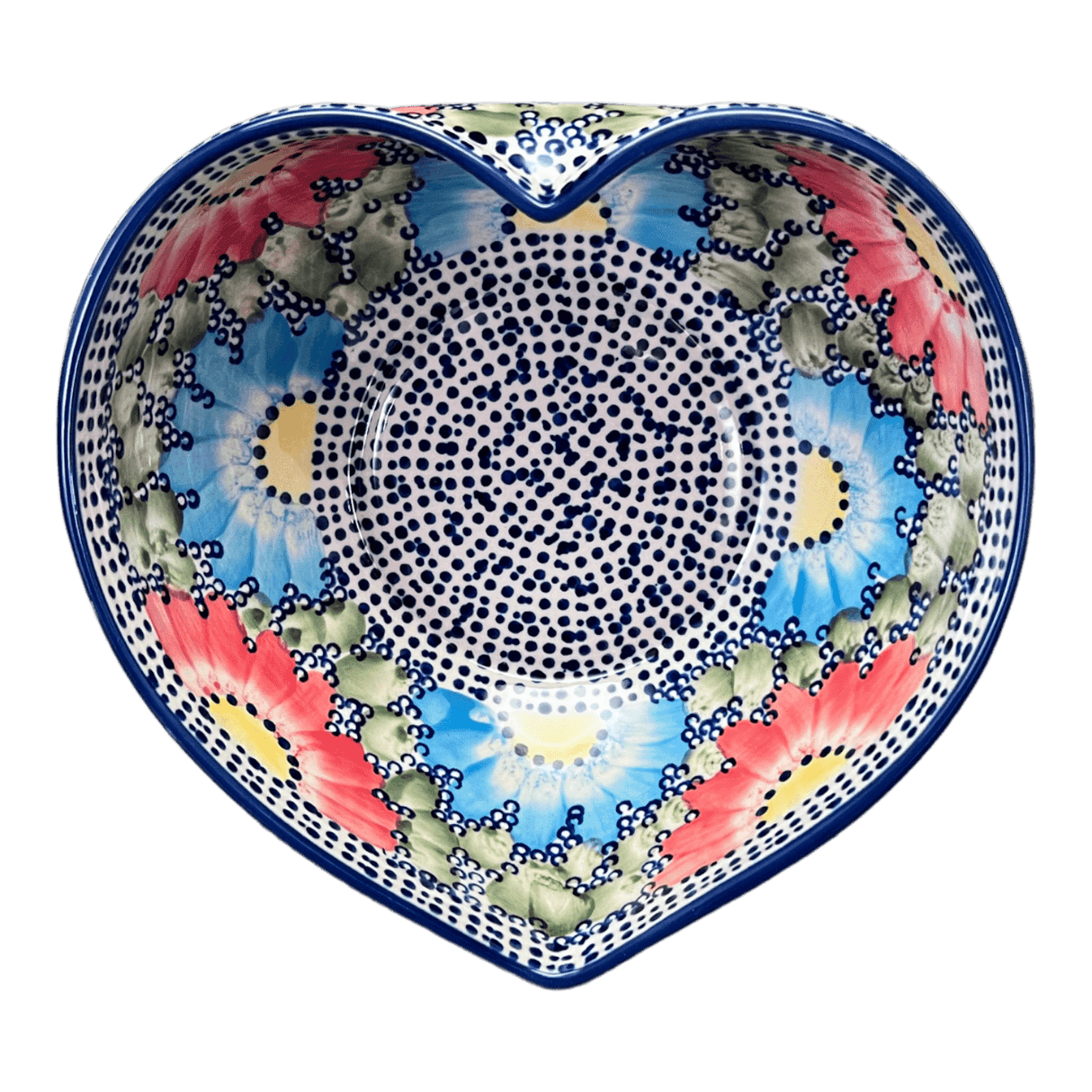 Bowl, Heart-Shaped, Large, 6.75" x 7" in "Fiesta" by Manufaktura | M189U-U1