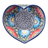 Bowl, Heart-Shaped, Large, 6.75" x 7" in "Fiesta" by Manufaktura | M189U-U1