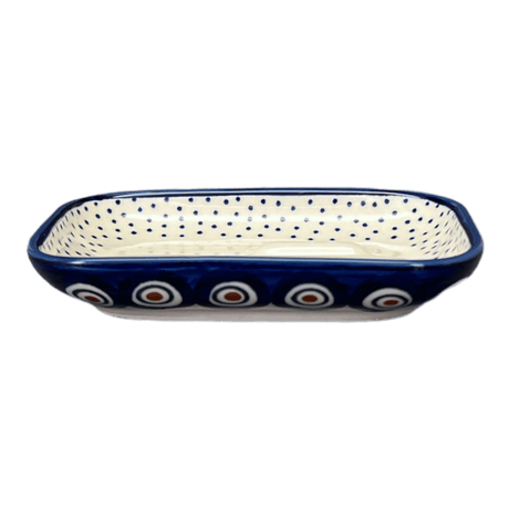 Soap Dish, 5" x 3.5" in "Peacock Dot" by Manufaktura | M191U-54K