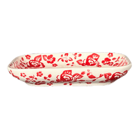 Polish Pottery Soap Dish (Rose - Floribunda) | M191U-GZ32 Additional Image at PolishPotteryOutlet.com
