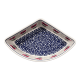 Bowl, Wedge-Shaped, 5" x 8.5" in "Poppy Garden" by Manufaktura | M048T-EJ01