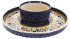 Polish Pottery Chip and Dip Platter (Butterfly Bliss) | N007S-WK73 at PolishPotteryOutlet.com