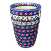 Polish Pottery Large Tumbler (Bowties & Blossoms) | NDA11-21 at PolishPotteryOutlet.com