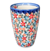Polish Pottery Large Tumbler (Meadow in Bloom) | NDA11-A54 at PolishPotteryOutlet.com